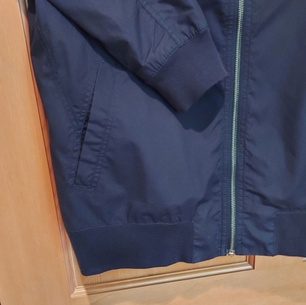 H&M mens blue bomber jacket L 42R - Picture 5 of 7